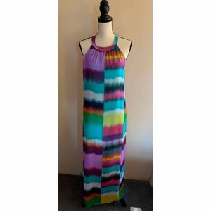 NWT La Blanca Cape Town Multi-color Maxi Dress- S